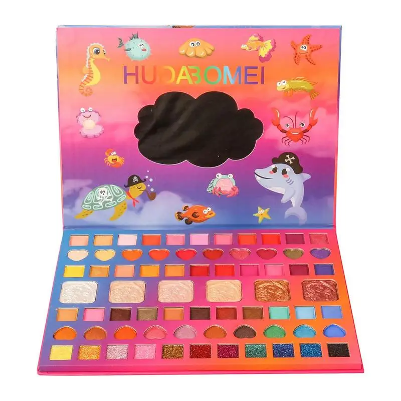 

Glitter Eyeshadow Palette Matte Makeup Palette Shimmer 70 Colors Bright And Warm Colorful Long Lasting EyeShadows For Women