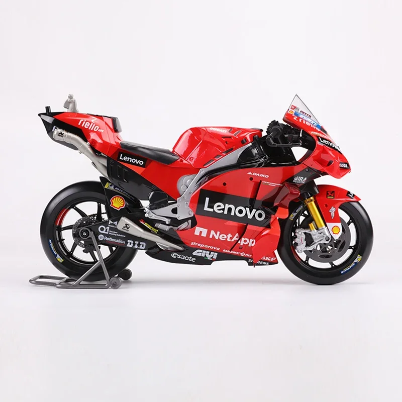 Гоночный мотоциклетный автомобиль Maisto 1/6 2022 Ducati Lenovo модель автомобиля из сплава
