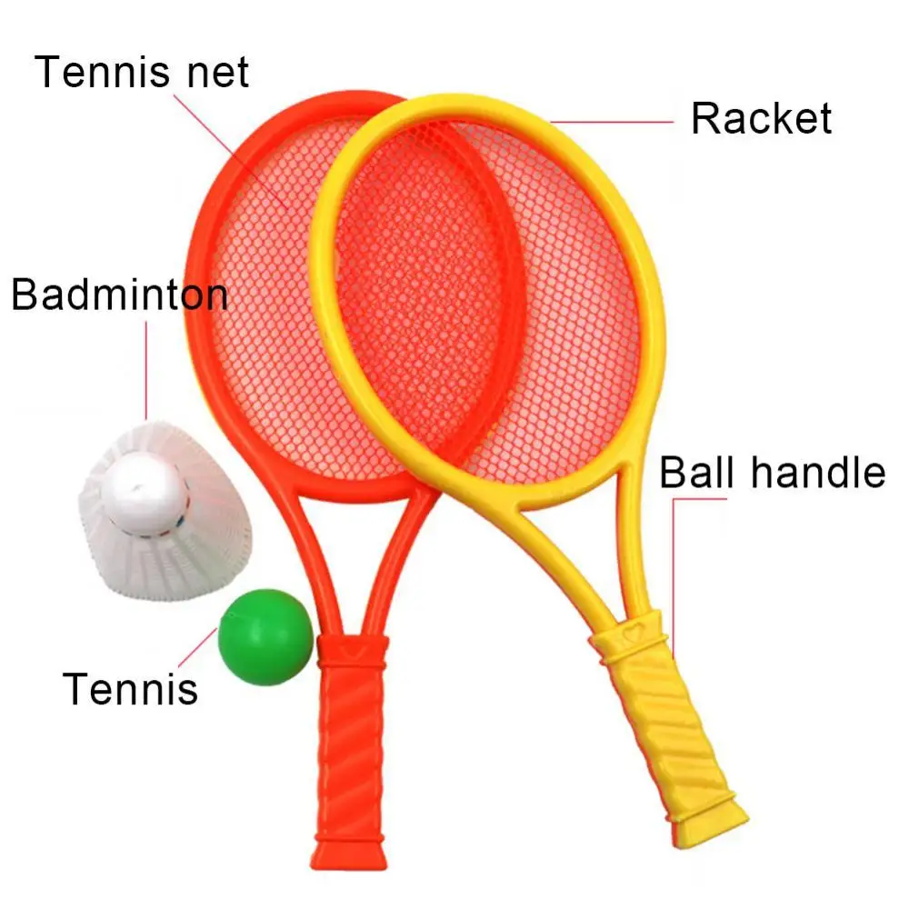 

Portable Badminton Rackets Ball Set Family Youth Children Sports Leisure Toy