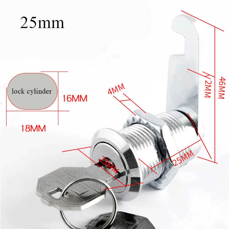 

Замки для шкафов Mailbo 16/20/25/30 мм