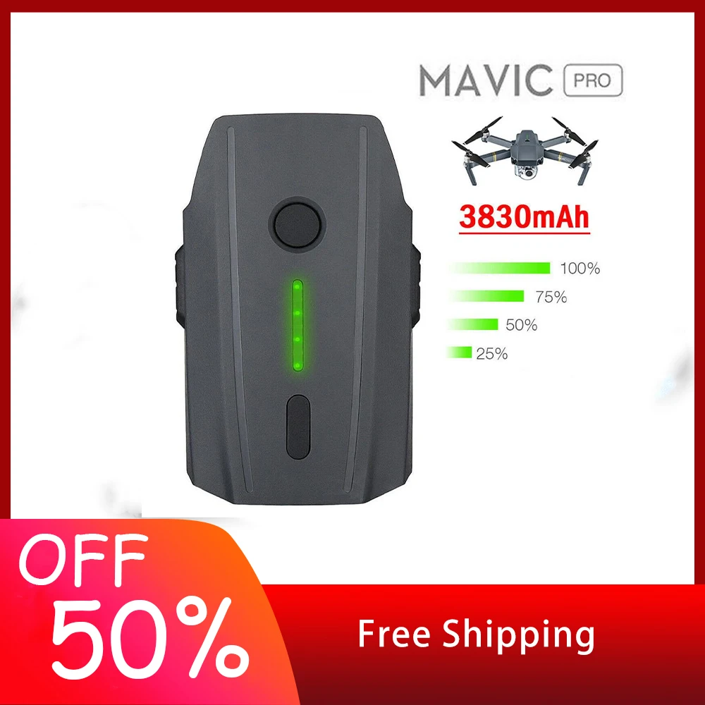 

Battery for DJI Mavic Pro Intelligent Flight Battery 3830 MAh 11.4v Battery Free Shipping
