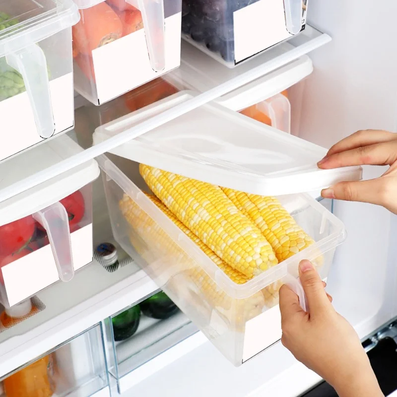 

Portable Refrigerator Fridge Sealed Food Fruits Storage Box Organizer Container Storage Box Food Container Plastic Keep Fresh