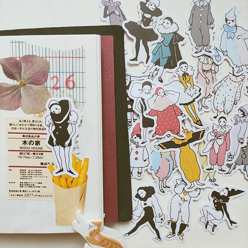 30 шт. наклейки клоуна в маске s/наклейки для скрапбукинга s/декоративные