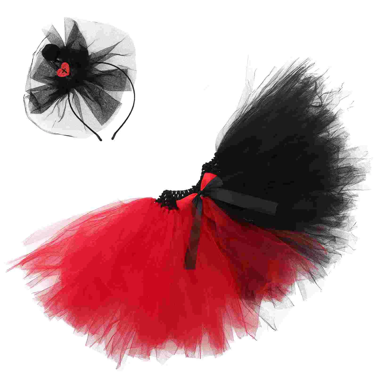 

Halloween Dress Headband Adult Clothes Apparel Party Mesh Costume Girls Headbands Festival