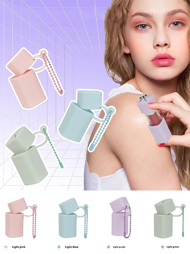 Мини-косметичка для губной помады силиконовая портативная сумка блеска губ