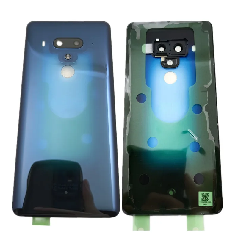 

Back Battery Cover Rear Door Panel Glass Housing Case with Camera Frame Lens Replacement Part 6.0 Inches for HTC U12 Plus U12+