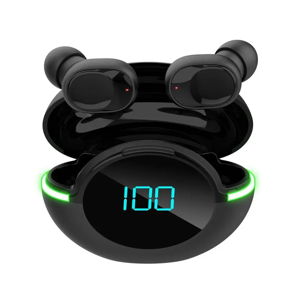 

Y80 Wireless Bluetooth Headphones Touch Control LED Display with Mic Waterproof Earphones with Charing Box Sport Earbuds