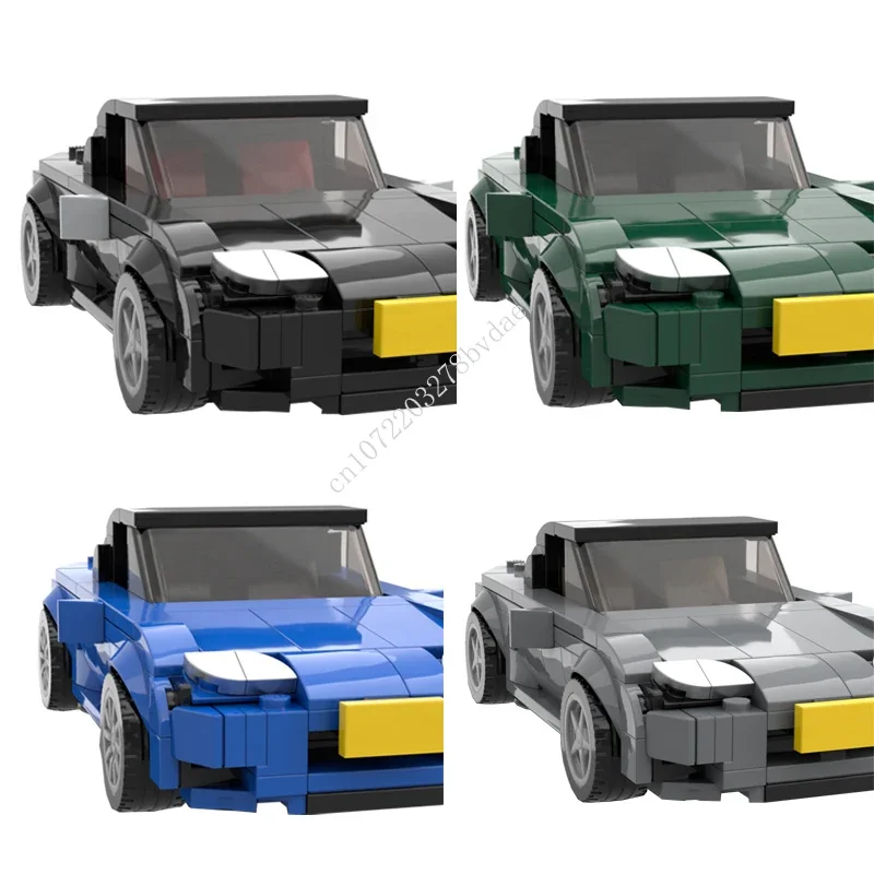 

MOC скорость чемпионов городская модель автомобиля MX-5 NC SportsCar строительные блоки кирпичи технология DIY творческая сборка детские игрушки подарки