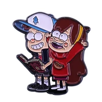 gravity falls mabel pines dipper pines creative personality cartoon brooch clothing accessories