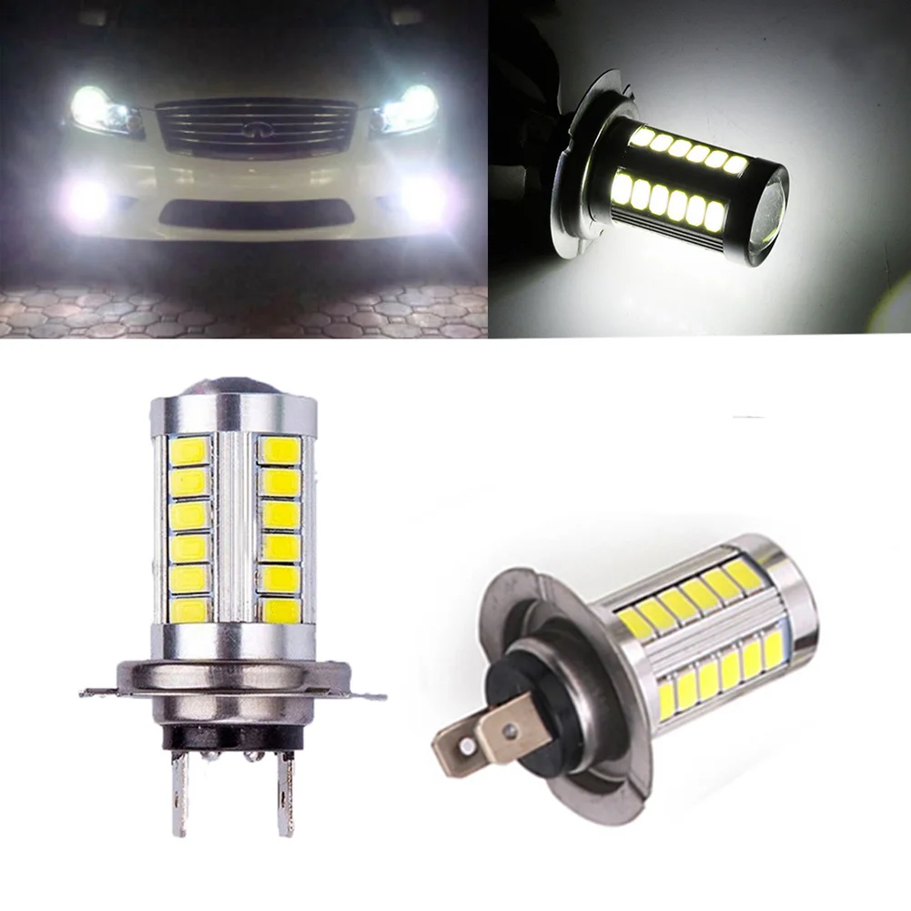 

2pcs H7 LED Bulb Car Light Headlamp Fog Light Accessories for Audi A4 A6 A3 A5 Q3 Q5 Q7 BMW E46 E39 E90 E36 E60 E34 E30 F30 F10