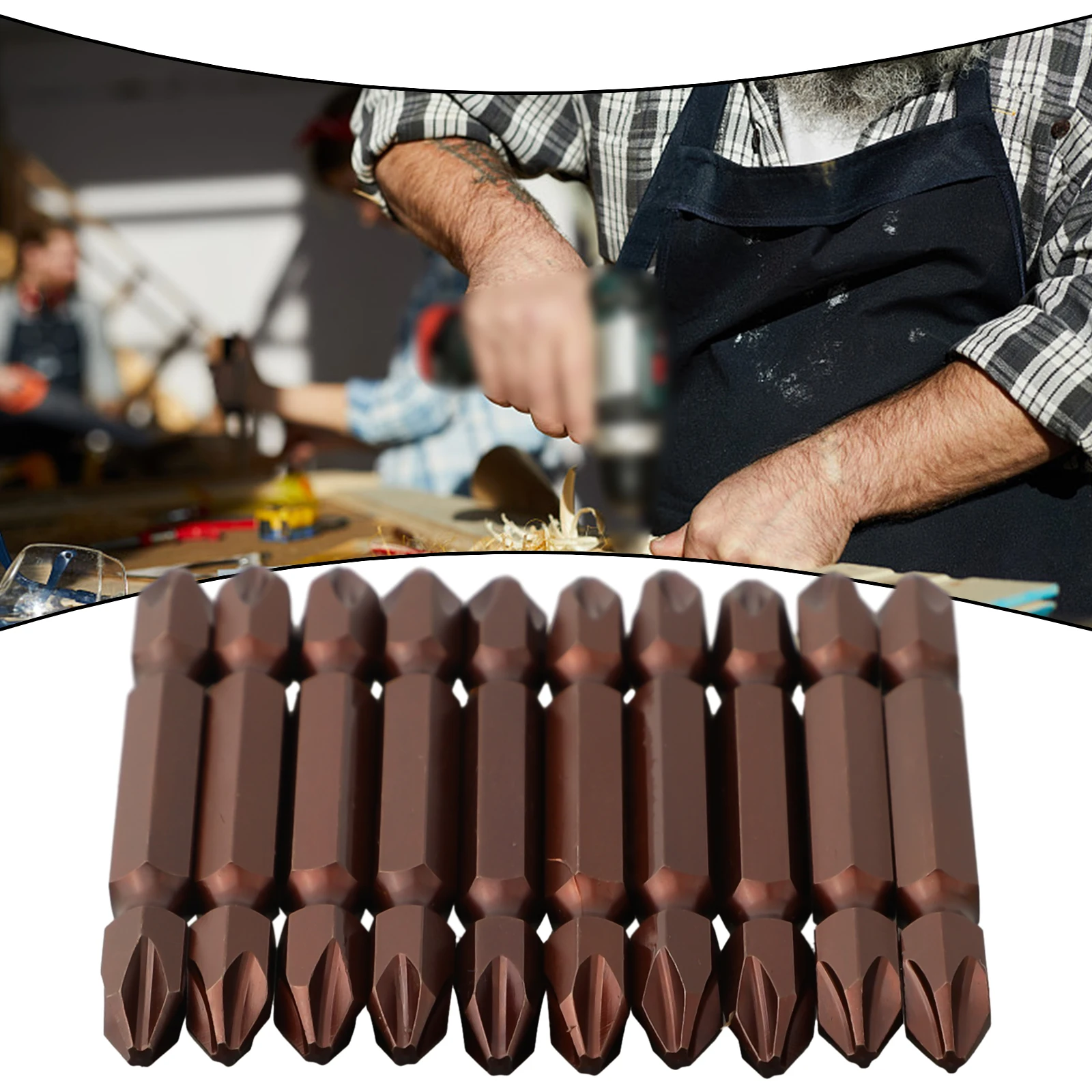 Двойная отвертка электрическая медная пневматическая высокой твердости