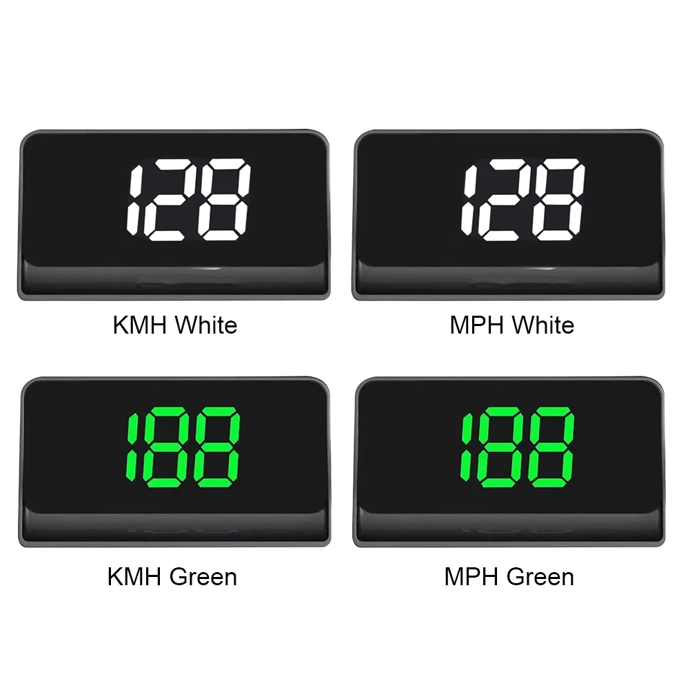 Электронный GPS-датчик скорости с большим дисплеем на лобовое стекло