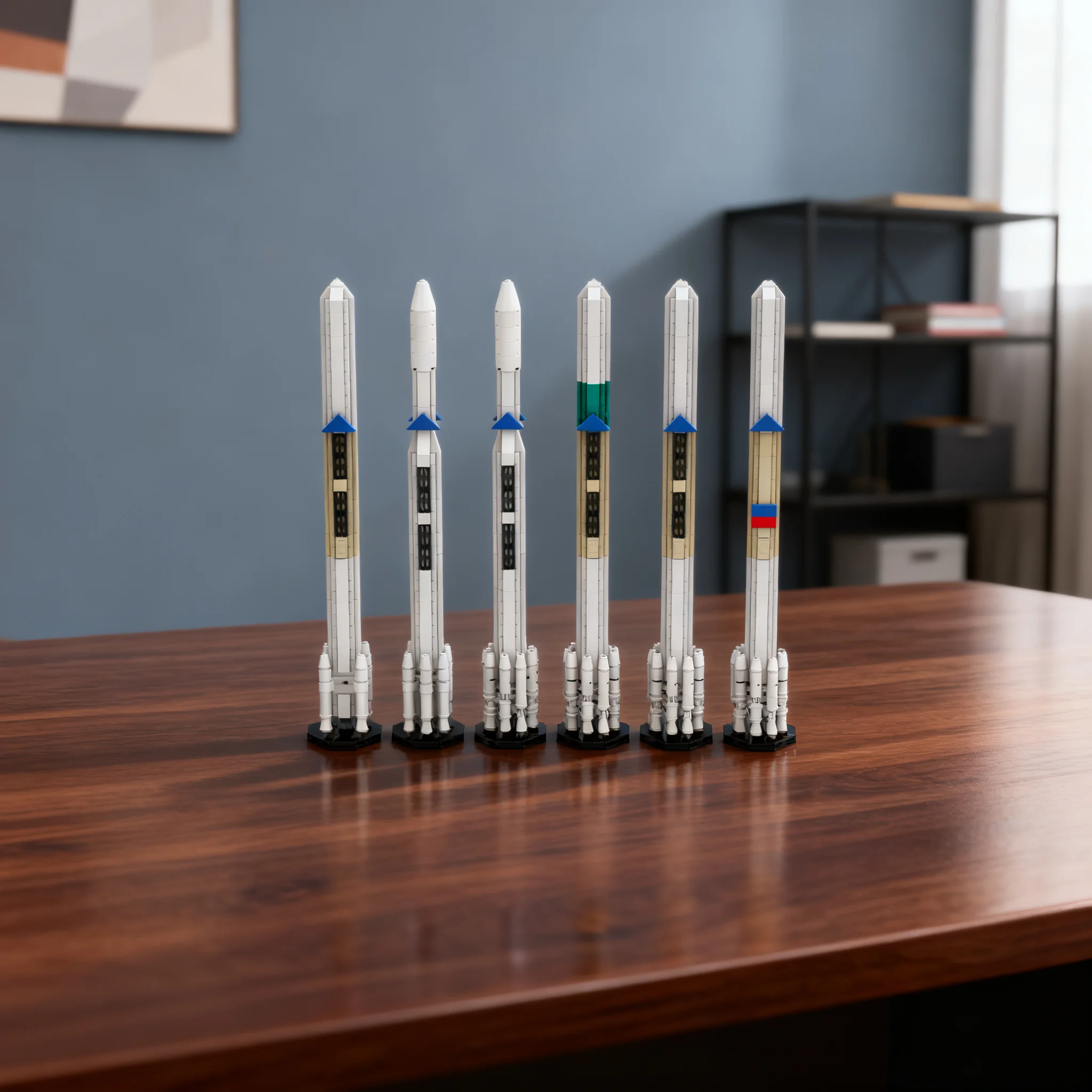 Фото 1397 деталей MOC Delta 1000 Series Saturn V, масштабная модель космического корабля, строительные блоки, рождественский подарок, конструктор, декоративное изделие, подарок на день рождения №1