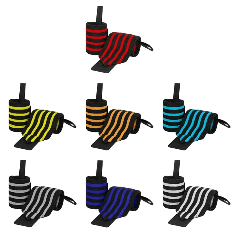 

Weightlifting Wrist Wrap Wrist Support with Heavy Duty Thumb Loop Wrist Straps