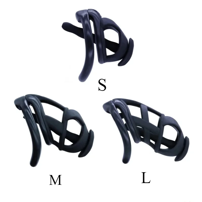 NewCobra Клетка целомудрия с катетером для пениса Abstinence Anti-Cheating Cock Cage 4-размерными