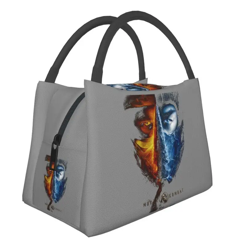 

Mortal Kombat Sub Zero Scorpion Thermal Insulated Lunch Bags Fighting Game Portable Lunch Container for Camping Meal Food Box