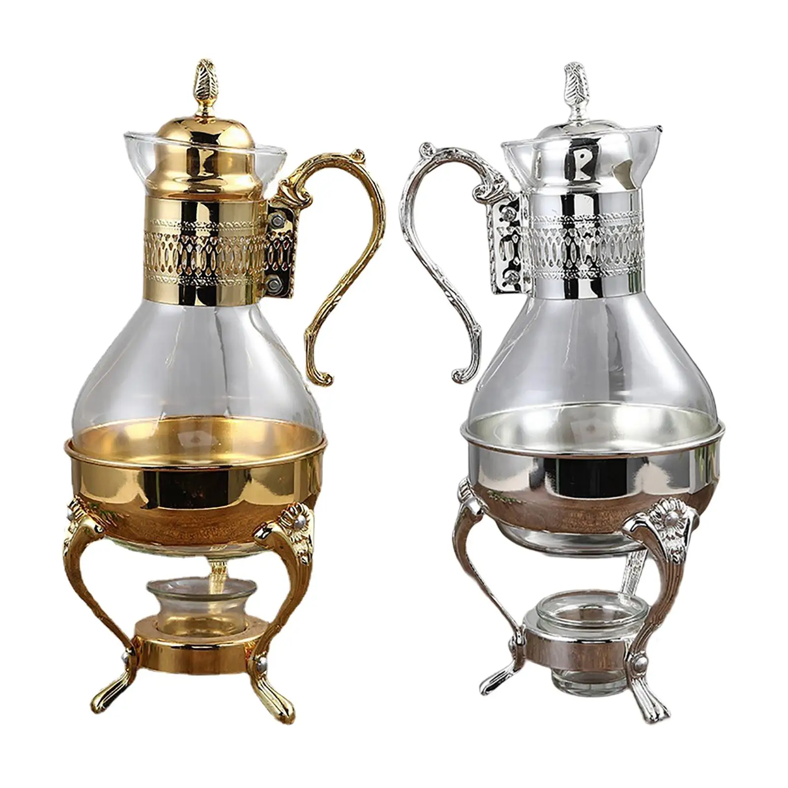 

Glass Teapot Tea Serving Brewing Coffee Elegant Removable for Espresso Party