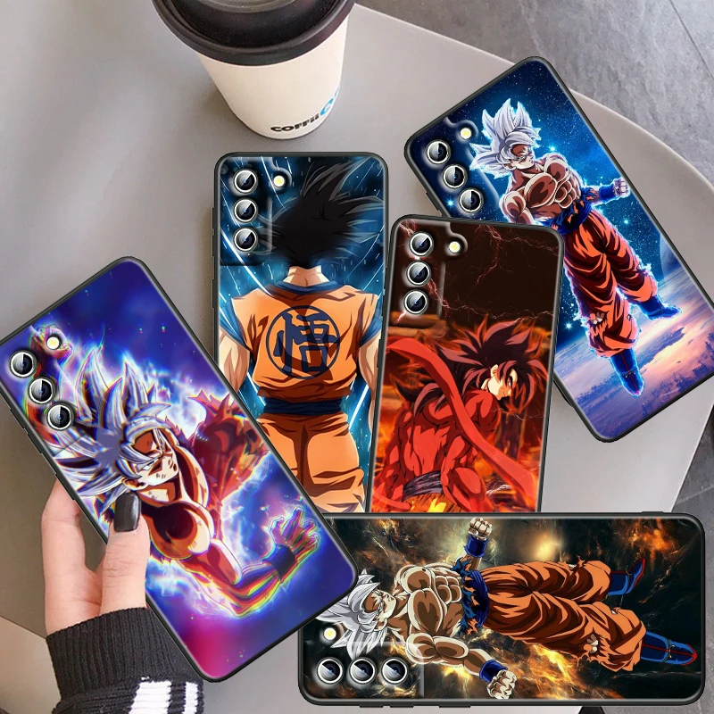 

Goku Dragon Ball Cool For Samsung Galaxy S22 S21 S20 FE S10 5G S10E S9 S8 Plus Ultra Pro Lite S7 Edge Soft Black Phone Case