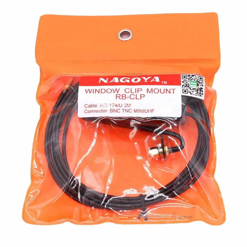 Nagoya RG-174/U 3M зажим для окна крепление радио ручная антенна монтажный кронштейн RB-CLP