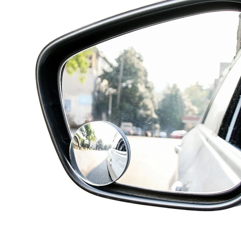 

2022NEW 360 Degree HD Blind Spot Mirror for Car Reverse Frameless Ultra Thin Wide Angle Round Convex Rear View Mirror Car