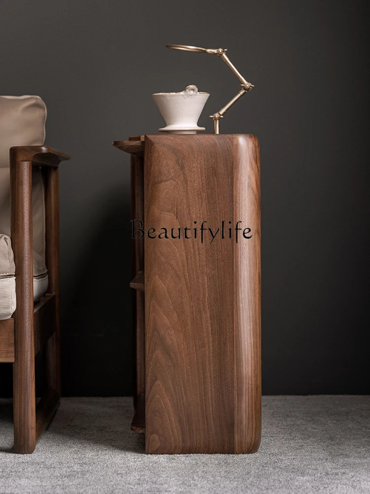 Столик Yuner черный ореховый