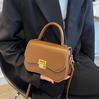 2022 leather messenger bag for female handbag tote vintage crossbody bag clutch purse luxury brand designer women shoulder bags