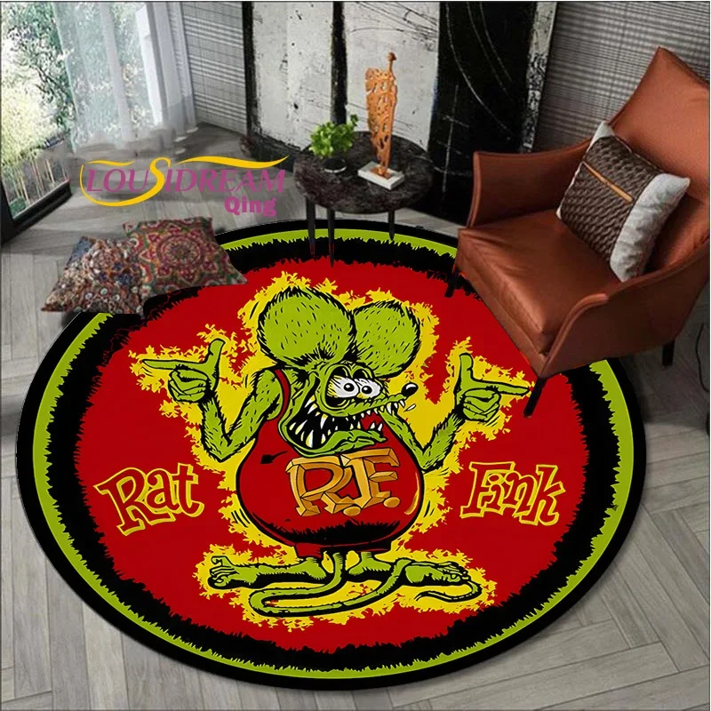 

Коврик Rat Fink круглый