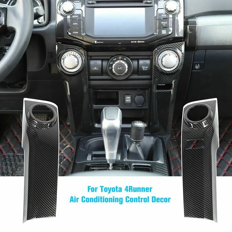 

Carbon Fiber Air Conditioner Control Cover Trim Bezel for Toyota 4Runner 2010+