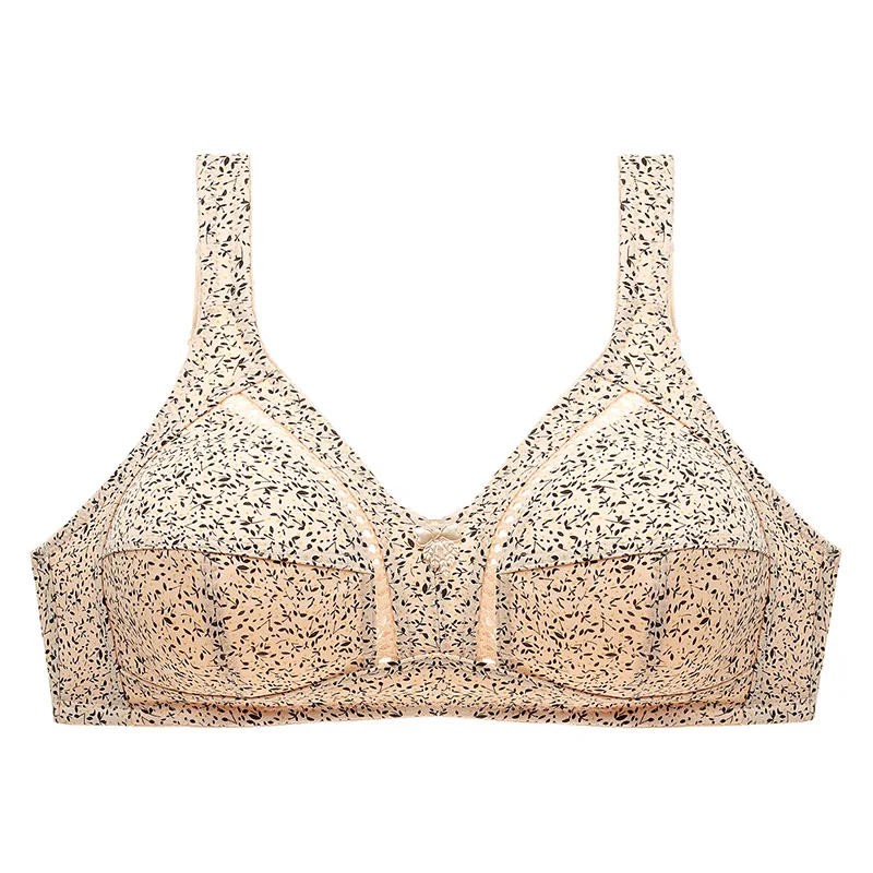 

Бюстгальтер большого размера для женщин среднего возраста, хлопковый бюстгальтер без косточек