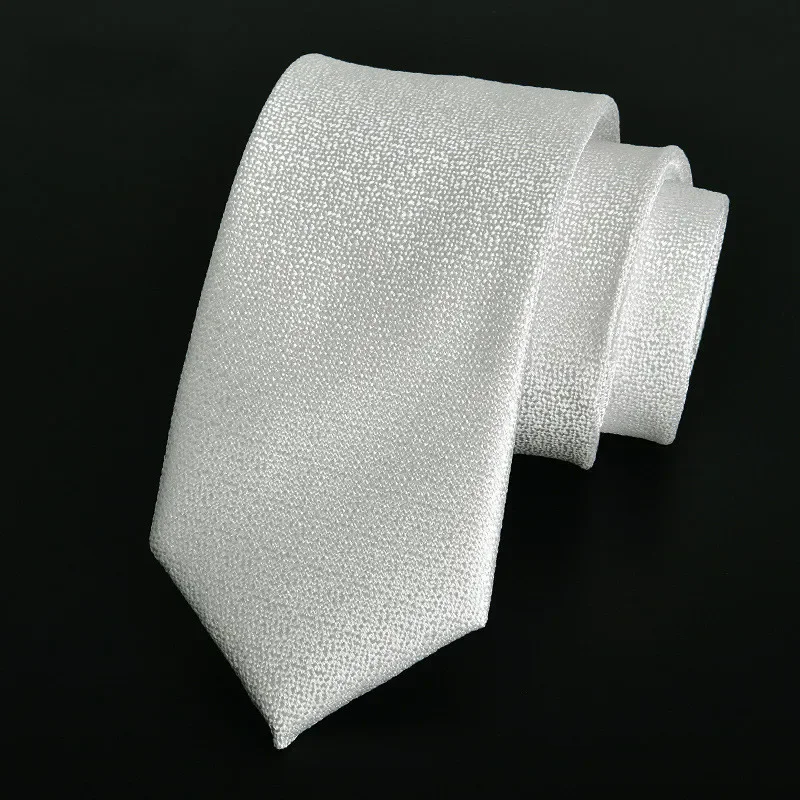 Галстук мужской повседневный однотонный черный 6 см