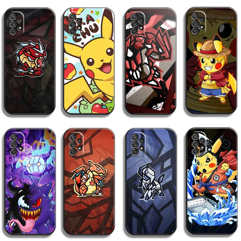 

Pokemon TAKARA TOMY Phone Cases For Samsung Galaxy A31 A32 A51 A71 A52 A72 4G 5G A11 A21S A20 A22 4G Funda Coque