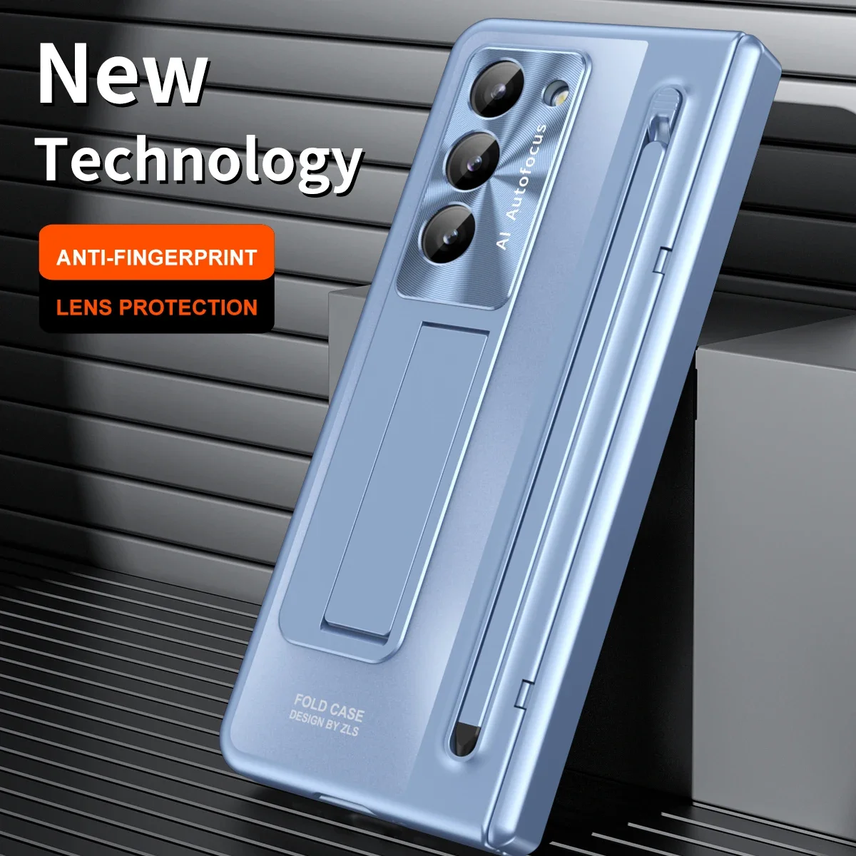 Чехол для Samsung Galaxy Z Fold 6 5 держатель с петлями и слотом ручки подставка переднего