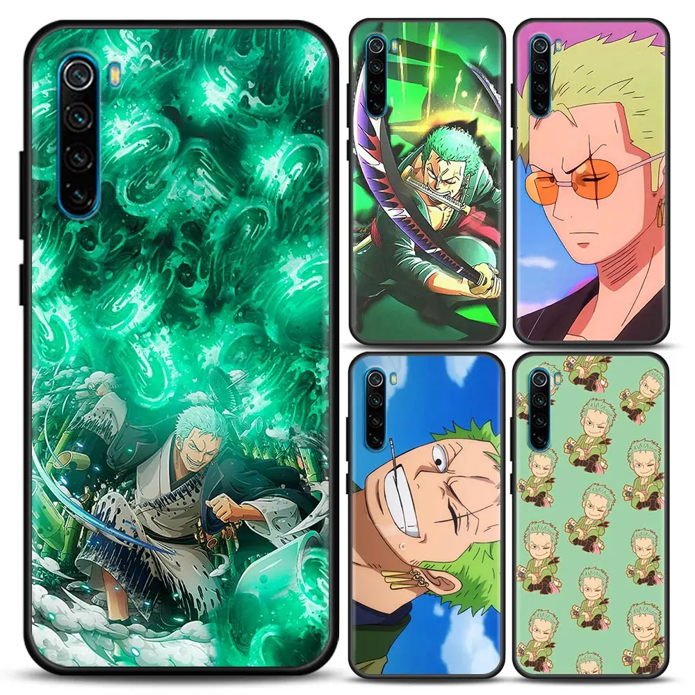

Japan Cartoon Anime One Piece Zoro Pirate Phone Case for Redmi 6 6A 7 7A Note 7 Note 8 8A 8T Note 9 9S Pro 4G 9T Soft Silicone