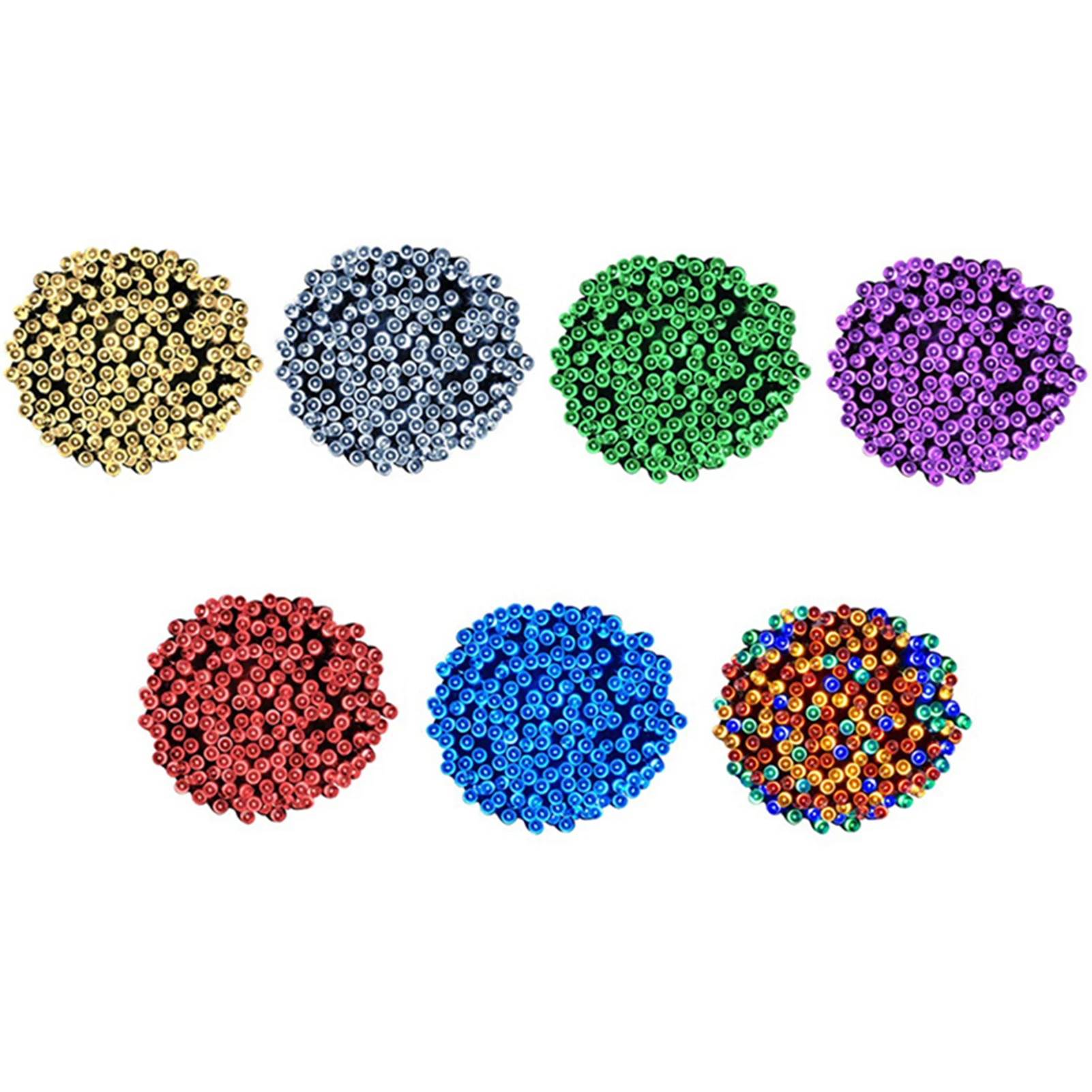 

Solar LED String Lights Multipurpose Outdoor Glowing Ornament For Home Garden Courtyard Decoration