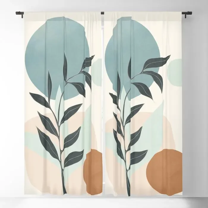 Azzurro Shapes No 53 плотные шторы с 3D принтом оконные для спальни гостиной декора