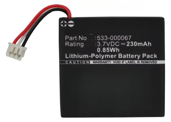 Аккумулятор 230 мАч 533- 000067 для Logitech H800