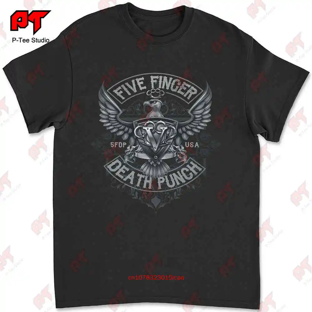 Cfive Finger Death Punch 5Fdp Silver Eagle Crest футболка новая Официальная Лицензированная T1FX