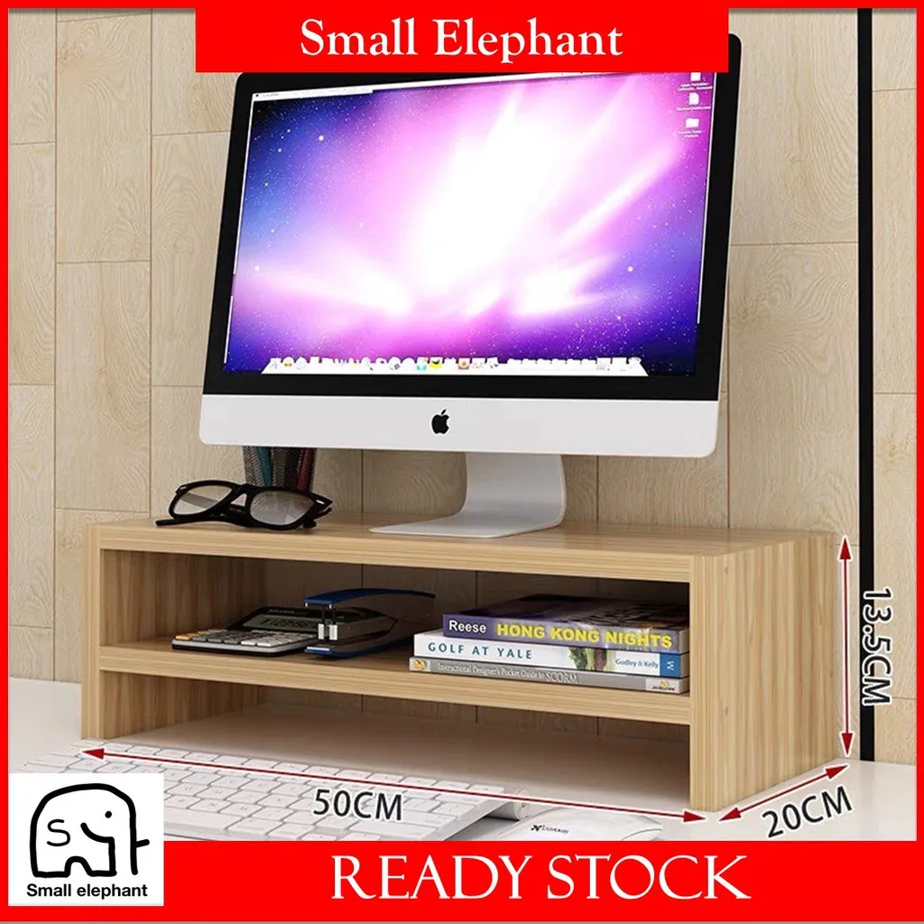 

Computer Monitor Stand Monitor Riser Rack Shelf Laptop Stand Bracket Keyboard and Mouse Storage