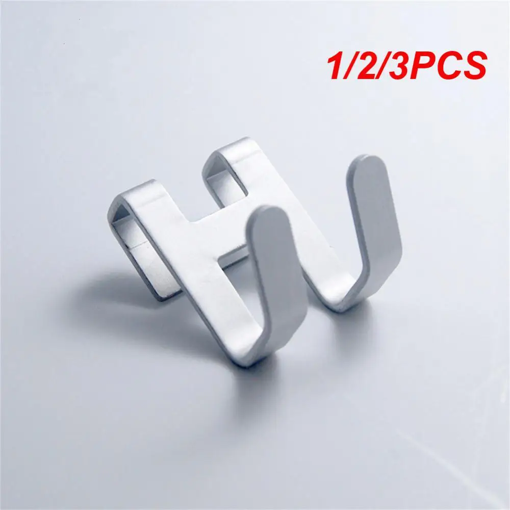 

1/2/3PCS Bathroom Hook Convenient Save Space Bathroom Accessories Durable Innovation Furniture Accessories