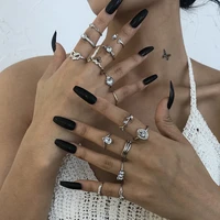 ins a variety of combination sets of rings classic all match trend ring