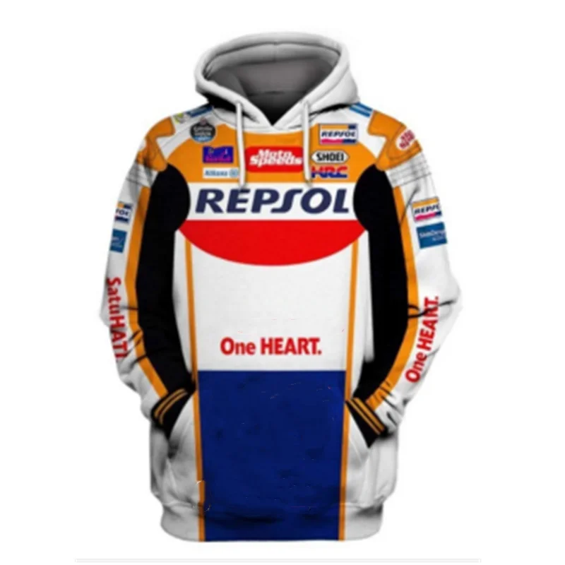 

Men's hooded Sweatshirt, motorcycle sweater, mountain, 2021 cross-country suit, Ripsol HRC team racing, extreme performance chal