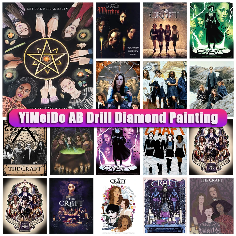 

Алмазная живопись YiMeido DIY 5D AB, рукоделие, аниме, алмазная вышивка, мозаика, вышивка крестиком, мультфильм, домашний декор, настенное искусство...