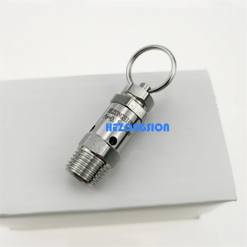 Мини-клапан безопасности с наружной резьбой 1/4 дюйма NPT BSPT санитарный