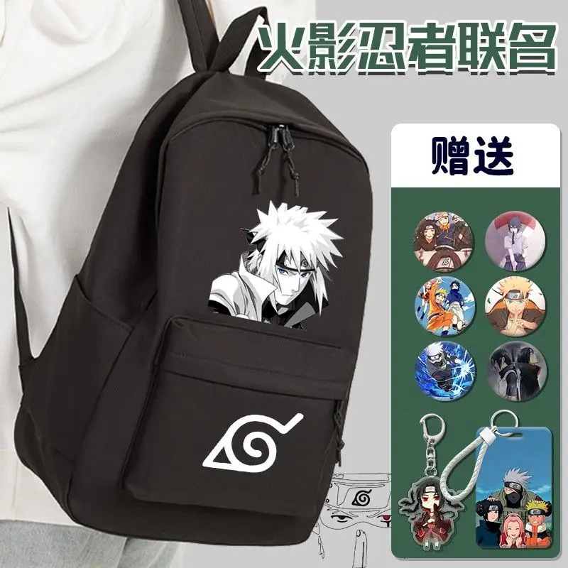 

Naruto Handsome Schoolbag Men's Trendy Junior High School Large Capacity Good-looking Cartoon Primary Student Backpack Campus