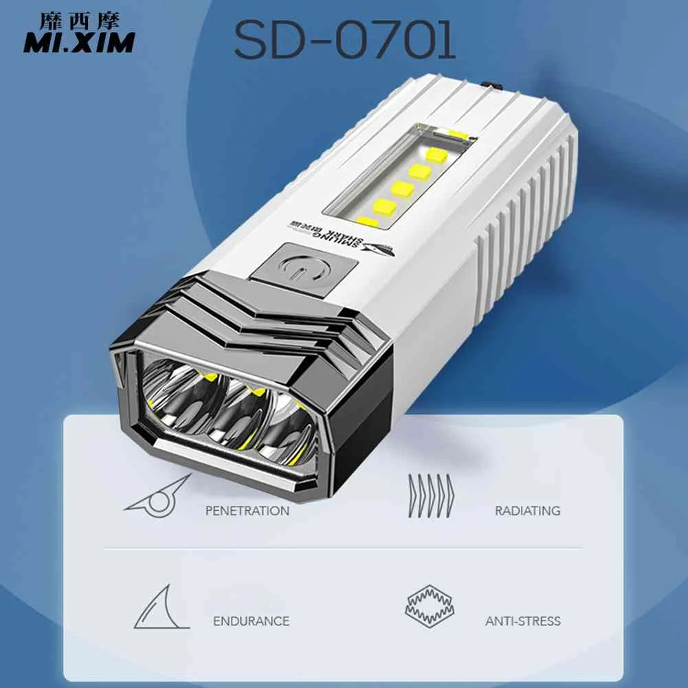 

Многофункциональный светодиодный COB фонарь с зарядкой от USB, водонепроницаемый велосипедный фонарь, велосипедные аксессуары для кемпинга, ...