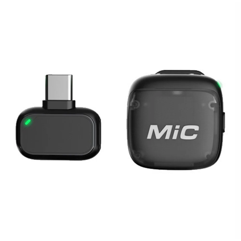 Фото Новый беспроводной микрофон-клипса MiC3, чистое звучание, интеллектуальное шумоподавление AI, портативный, для записи на улице и интервью. №2