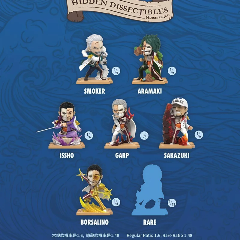 Фото Аутентичный Mightyjaxx Pirate King 8-го поколения Admiral полуанатомическая серия слепая коробка модный орнамент подарок №4