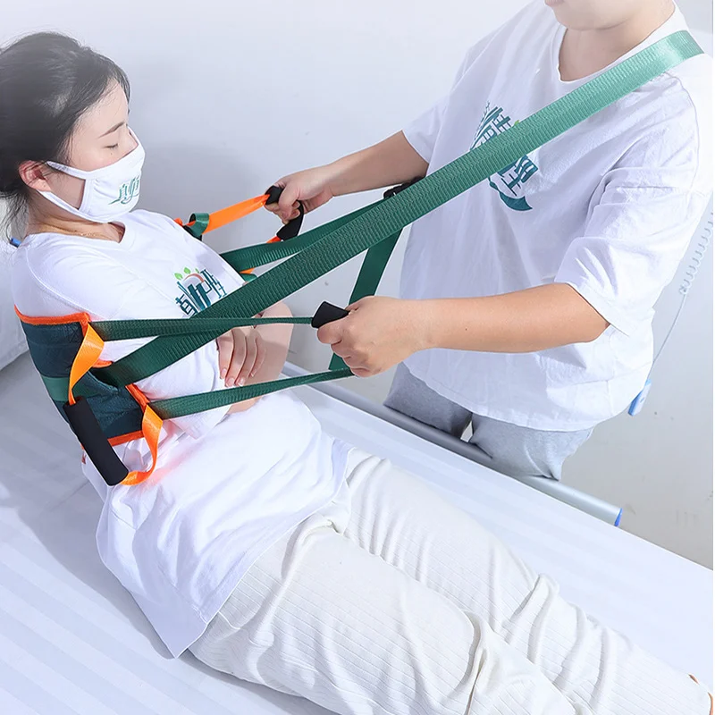 

Patient Elderly Transfer Moving Belt Wheelchair Bed Nursing Lift Belt with Handles Corrector Auxiliary Shift Reinforcement Belt