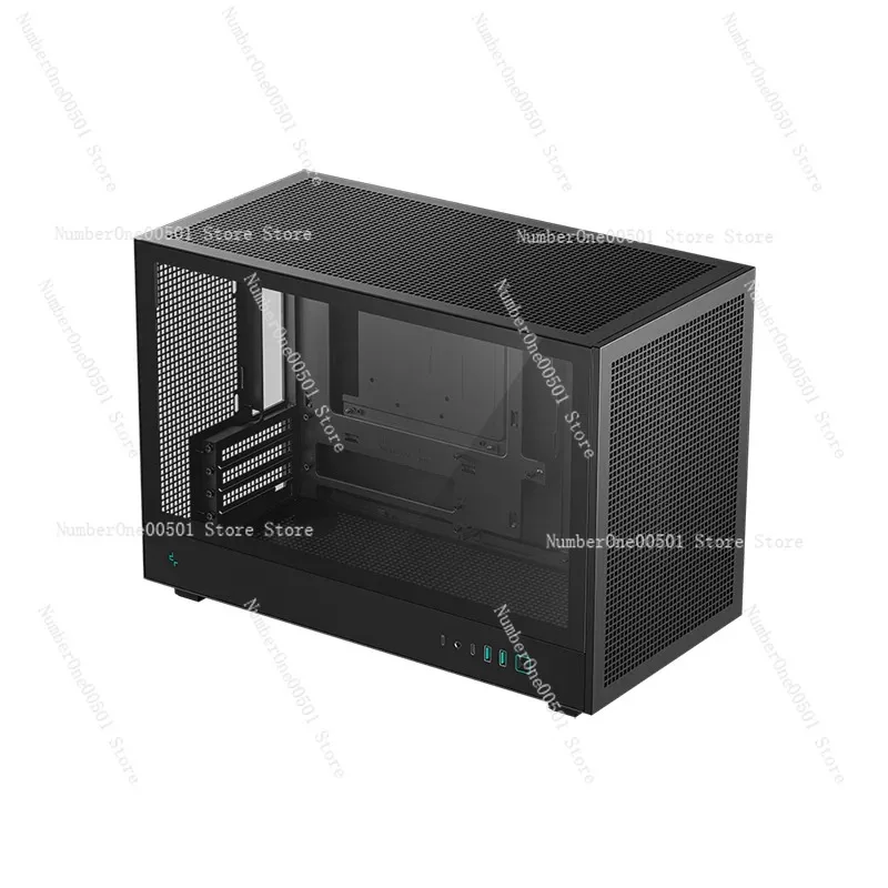 Фото Портативный корпус для ПК CH160 ITX с сетчатой передней панелью, портом Type-C, поддержкой блока питания ATX и длинных видеокарт №3