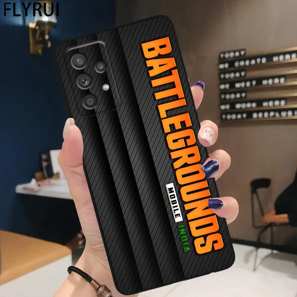 Hot Game Pubg Mobile Case For Galaxy S23 S22 Ultra 5G Case For Samsung Galaxy S23 S22 S21 S20 Ultra Fe S9 S10e Plus Black Cover images - 6